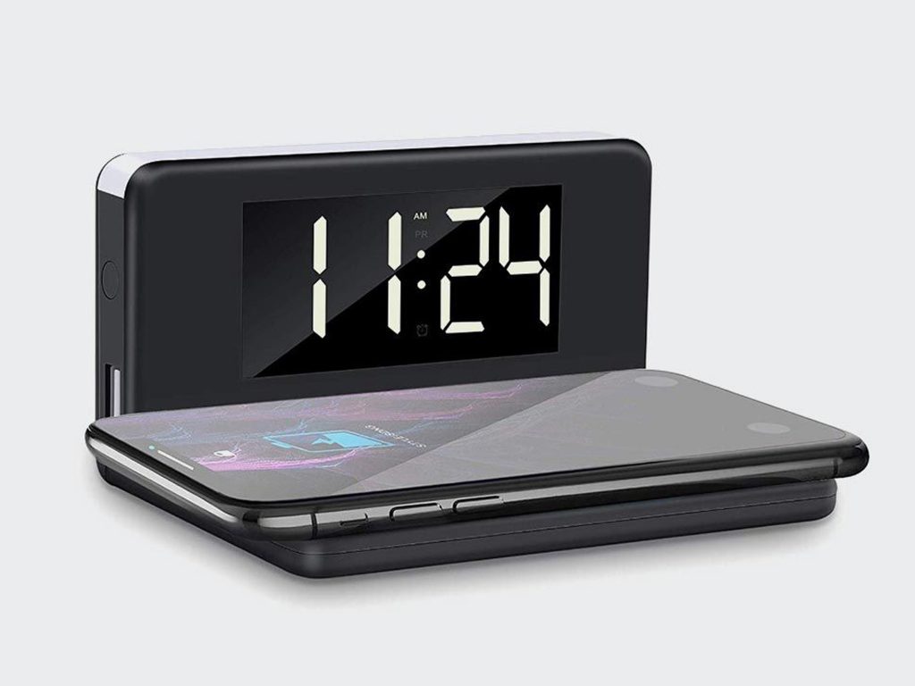 Wireless Charger Clock I Love That Gadget