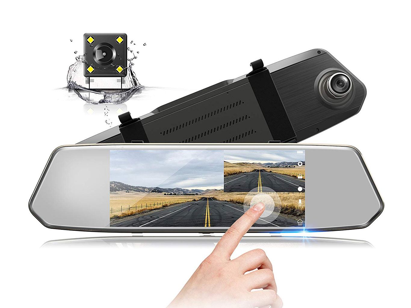 TOGUARD Mirror Dash Cam